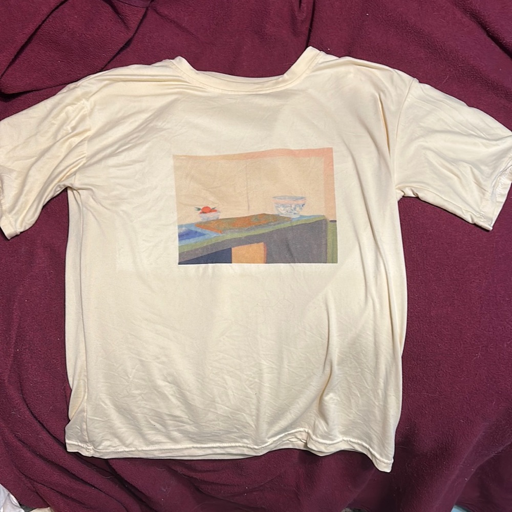 Painting graphic tee tshirt art short sleeve